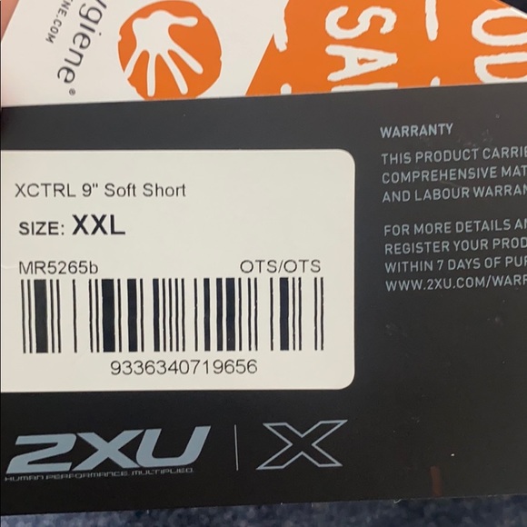 2xu men’s shorts 9” soft XXL - Picture 3 of 5